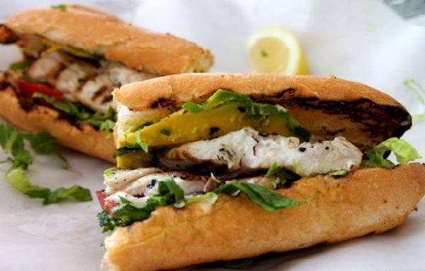 Grilled Fish Sandwich Recipe fast food