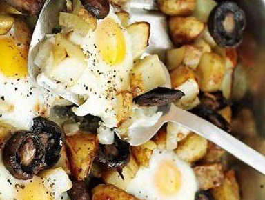 Photo of How to make potato eggs with mushrooms, olive oil and oregano