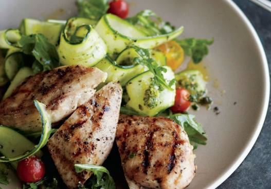 Recipe for chicken and squash salad 