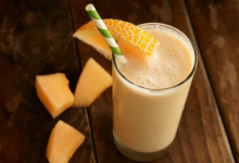 Photo of recipe for cantaloupe milk is a very tasty and delicious drink