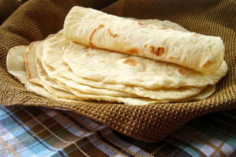 Ingredients for homemade lavash bread