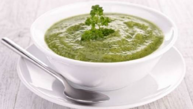 Photo of zucchini vegetable soup and Spinach recipe