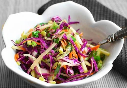 Recipe for French cabbage salad