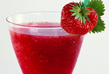 Photo of Recipe for strawberry drink with lemon juice and vanilla