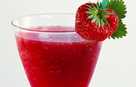 Recipe for strawberry drink