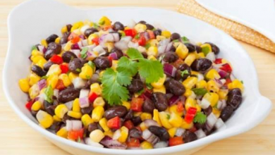 Photo of healthy corn salad and red beans Recipe