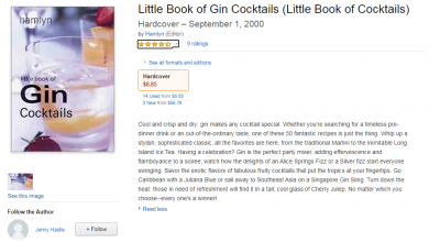 Photo of gin cocktail book