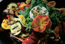 Photo of Recipe for grilled vegetable salad with goat cheese
