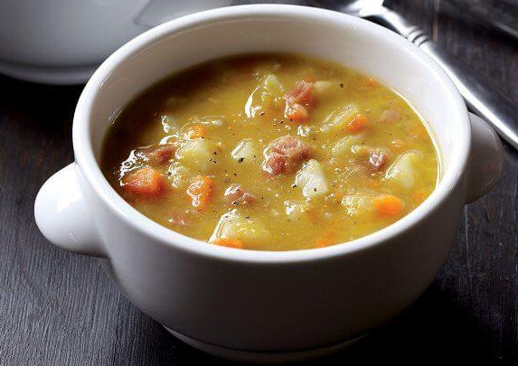 Frozen pea soup 