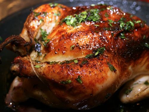 How to prepare grilled chicken in the oven