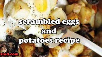 Photo of scrambled eggs and potatoes recipe
