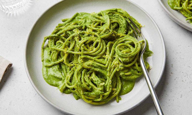 Photo of Types of how to prepare pesto pasta with chicken and mushrooms