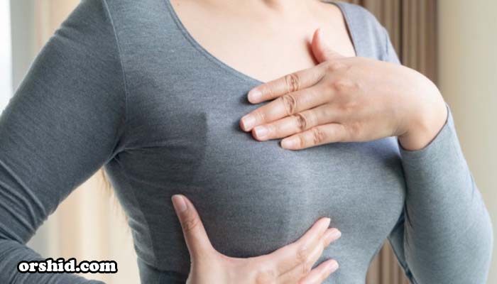 sudden enlargement and growth of the breast