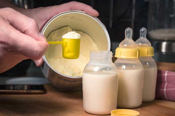 Types of foreign powdered milk