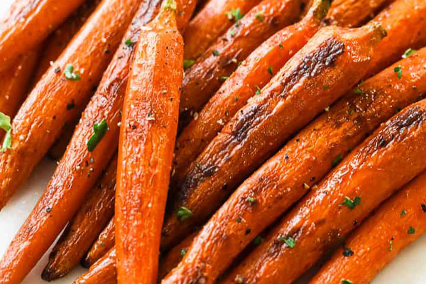 Cooked carrots