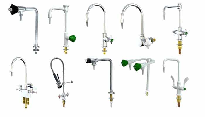 Laboratory faucets